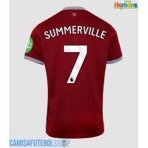 Camisa de time de futebol West Ham United Crysencio Summerville #7 Replicas 1º Equipamento 2025-26 Manga Curta